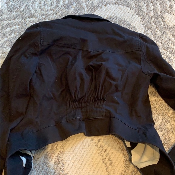 Armani Exchange Crop, Fitted Jacket - Picture 3 of 3